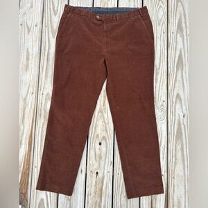 Lauren Ralph Lauren Men's Corduroy Pants, Brown, Size 40x32 Small Flaw Hole‎